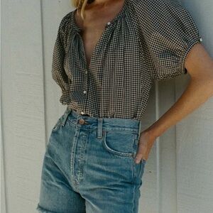 DÔEN June Blouse La Maddalena Gingham